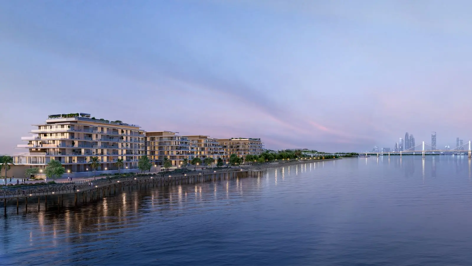 Bashayer Residences luxury apartments with private promenade access and beautifully landscaped gardens in Abu Dhabi.jpg